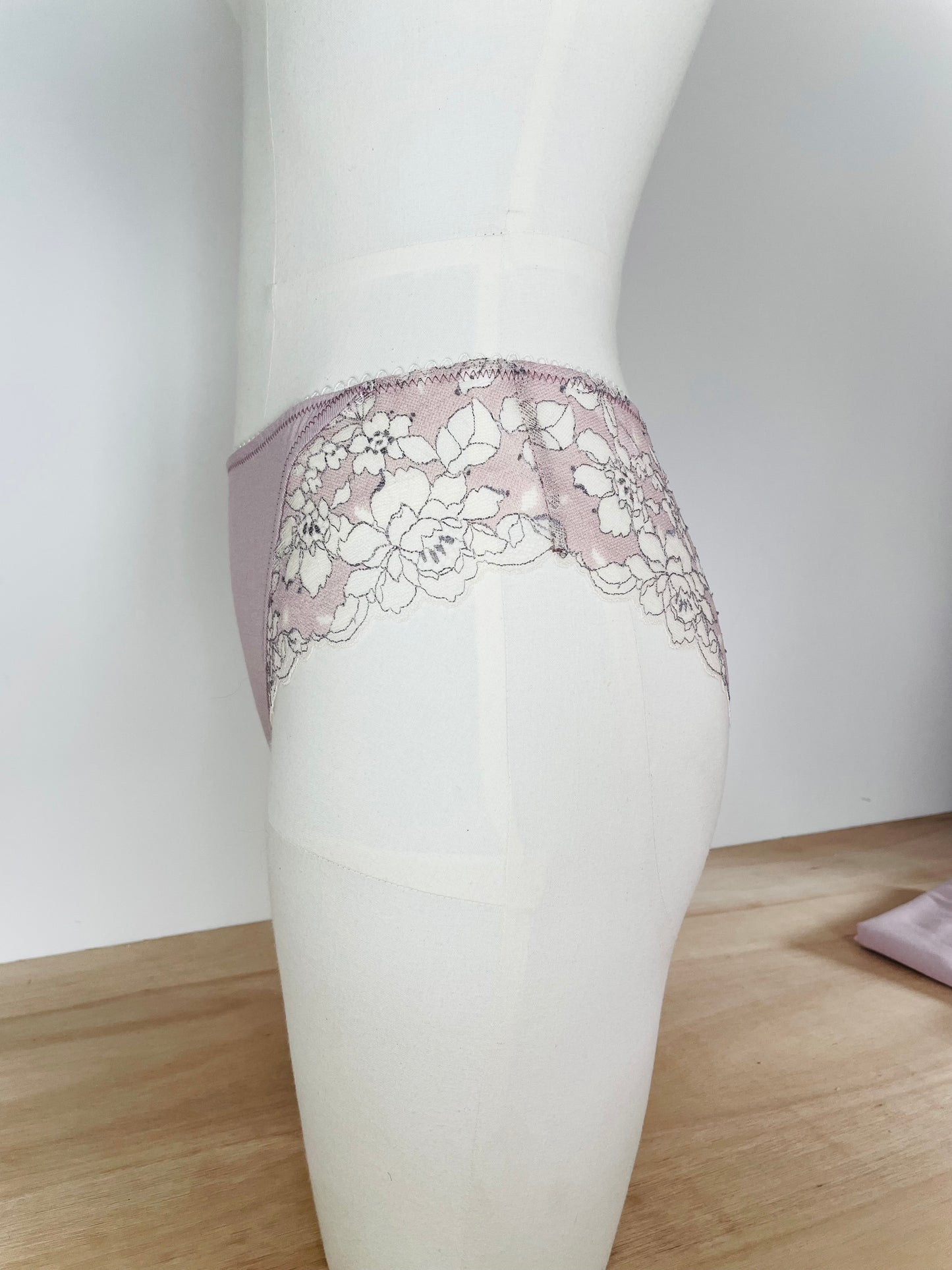 Mid-rise Lace Back Brief Sewing Pattern | Sizes UK 6-16 | Juliette