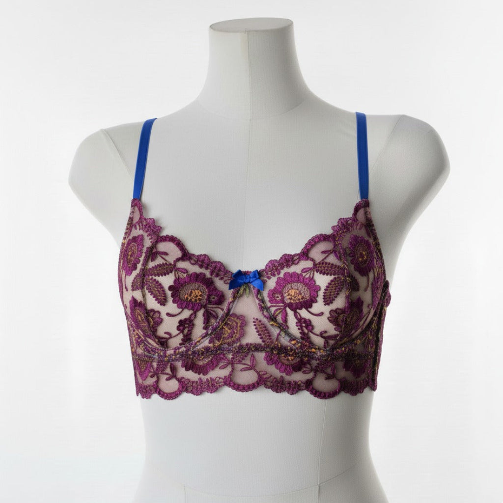 Balconette Bra Pattern | Peaches Underwired Sewing Pattern 30A-36G