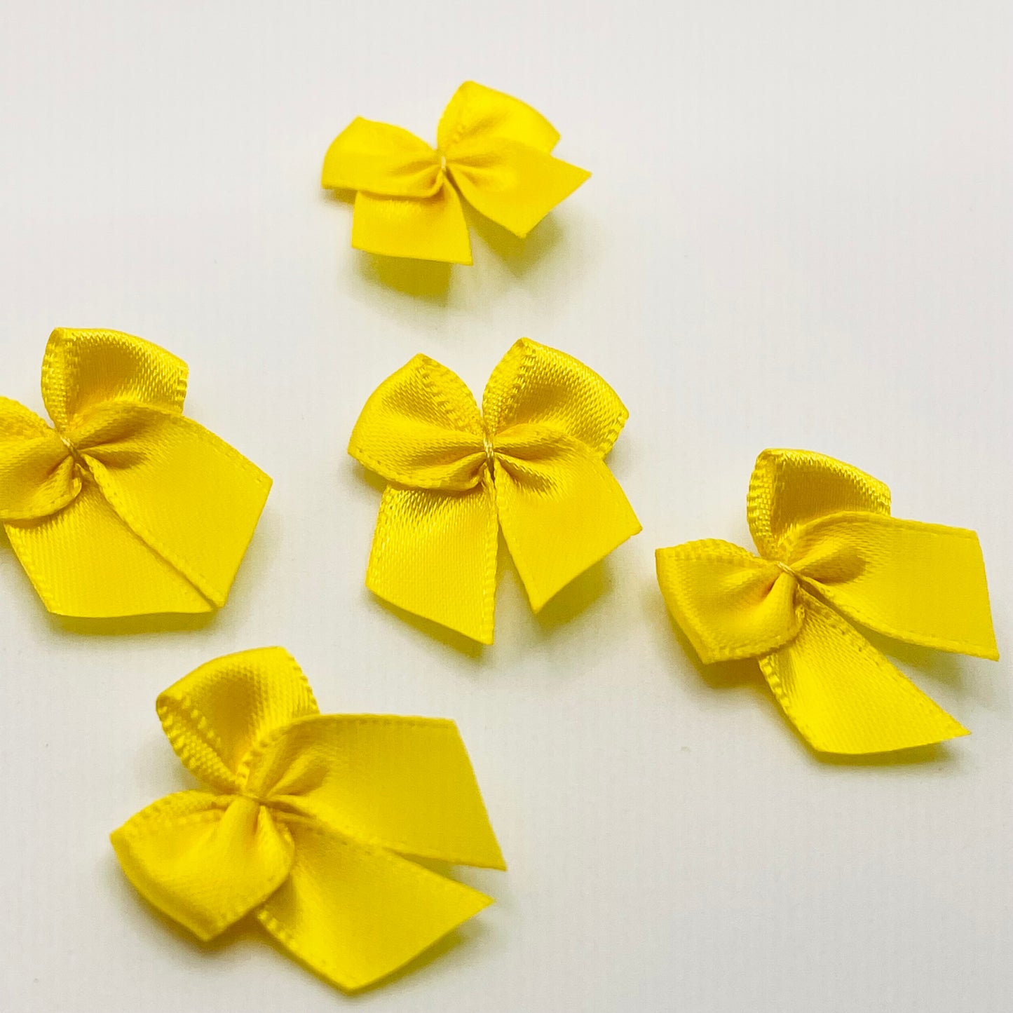 Ribbon Bow Canary Yellow