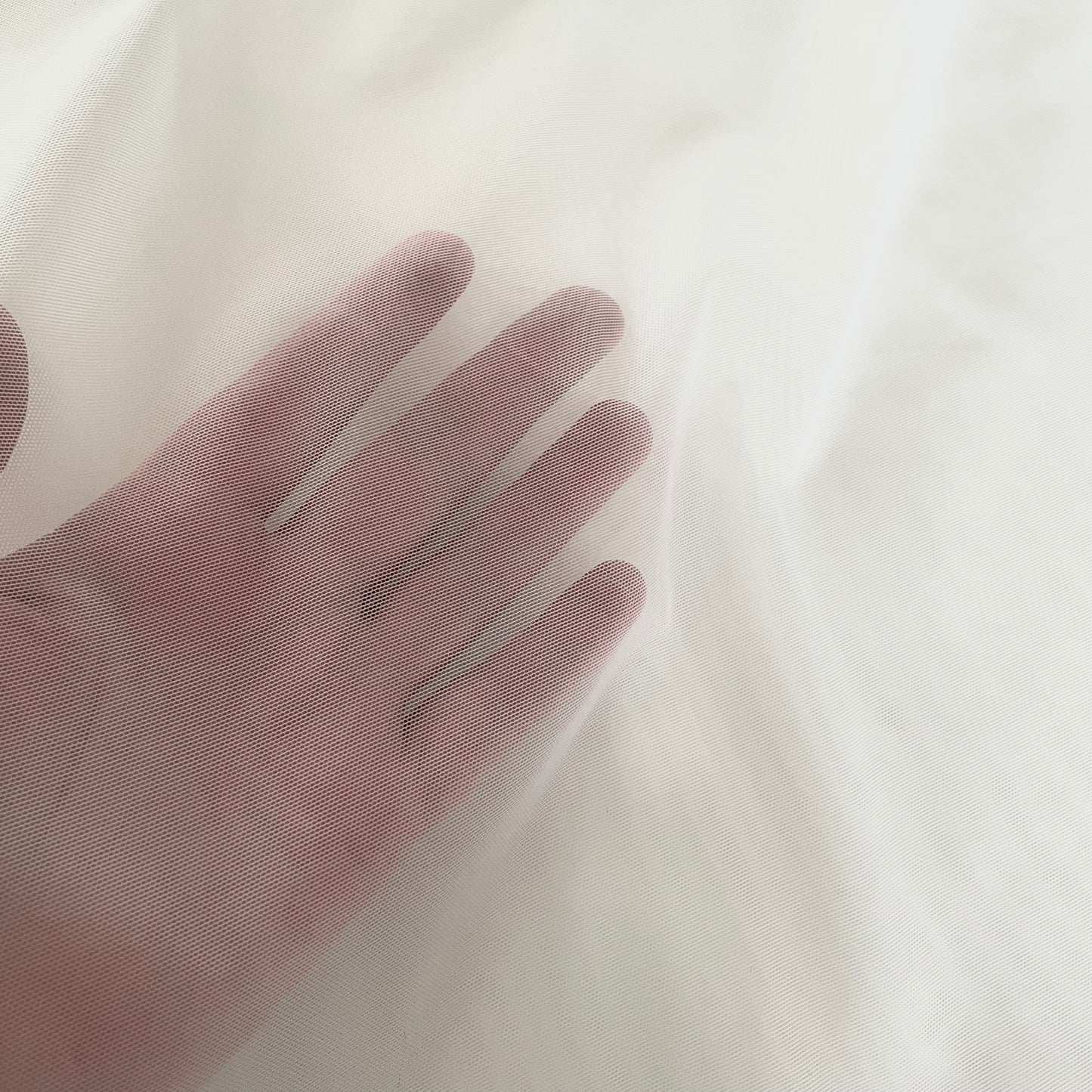 Stretch Tulle | Ivory | Price per 1/2m