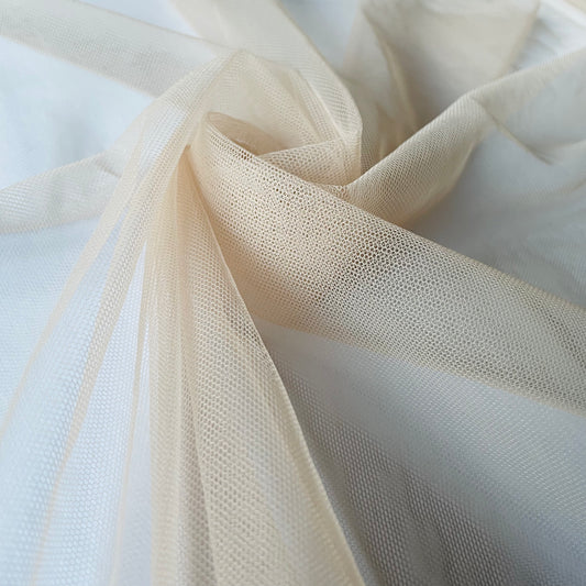 Nylon Bra Tulle | Toasted Almond | Price per 1/2m