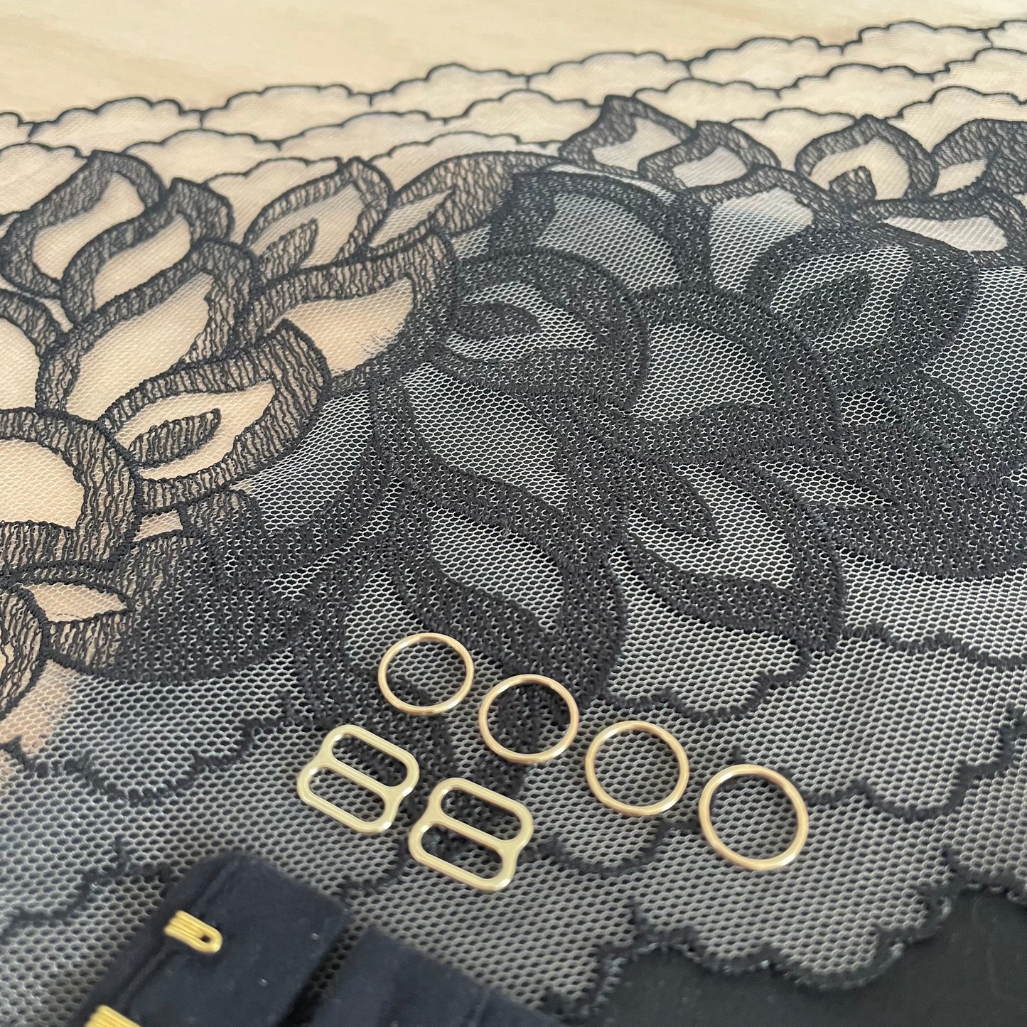 Silk Bra & Thong Kit | Luxury DIY Lingerie Sewing with Silk Satin & Embroidered Tulle