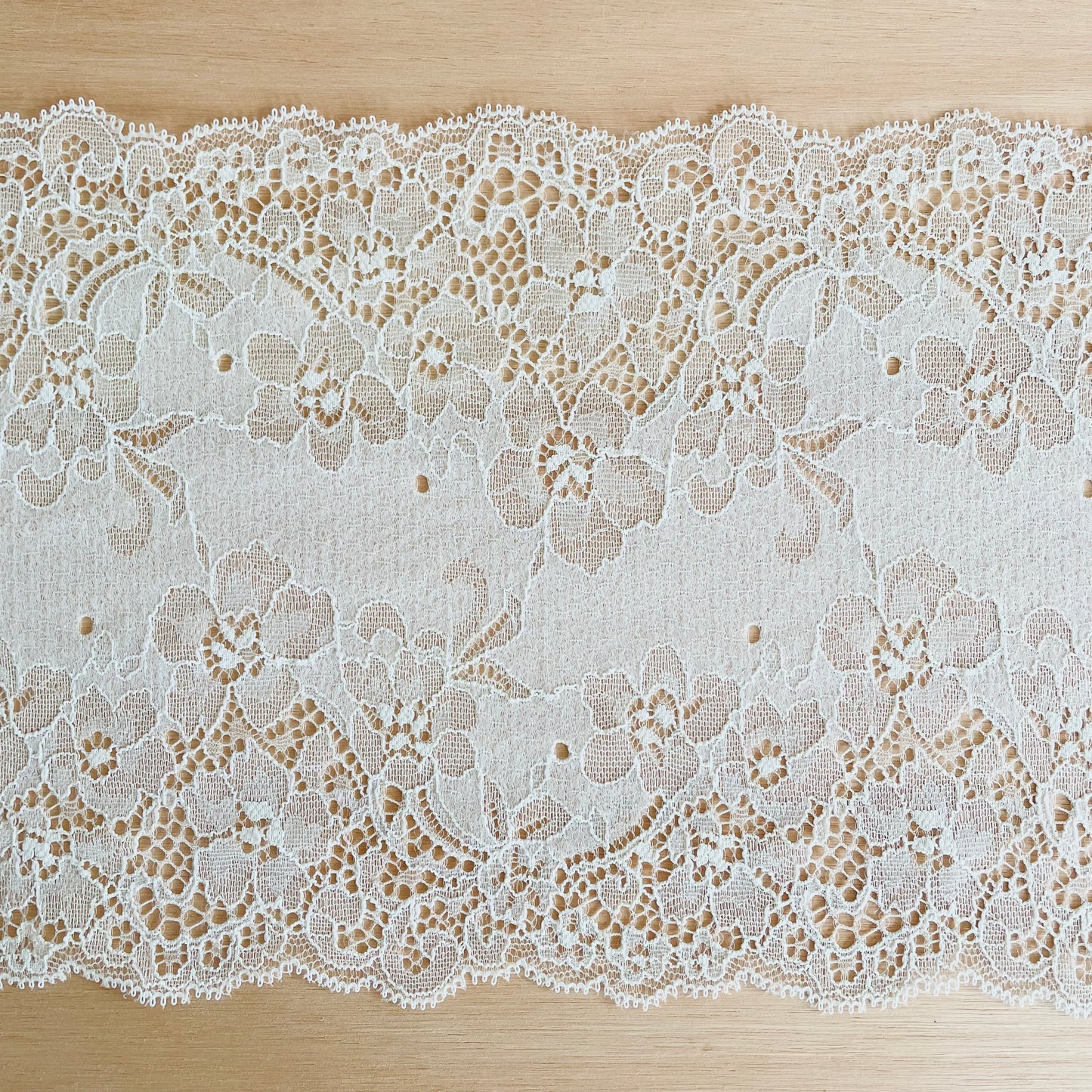 Floral Lace Galloon | 17cm Wide | Lemon Granita | Price per metre