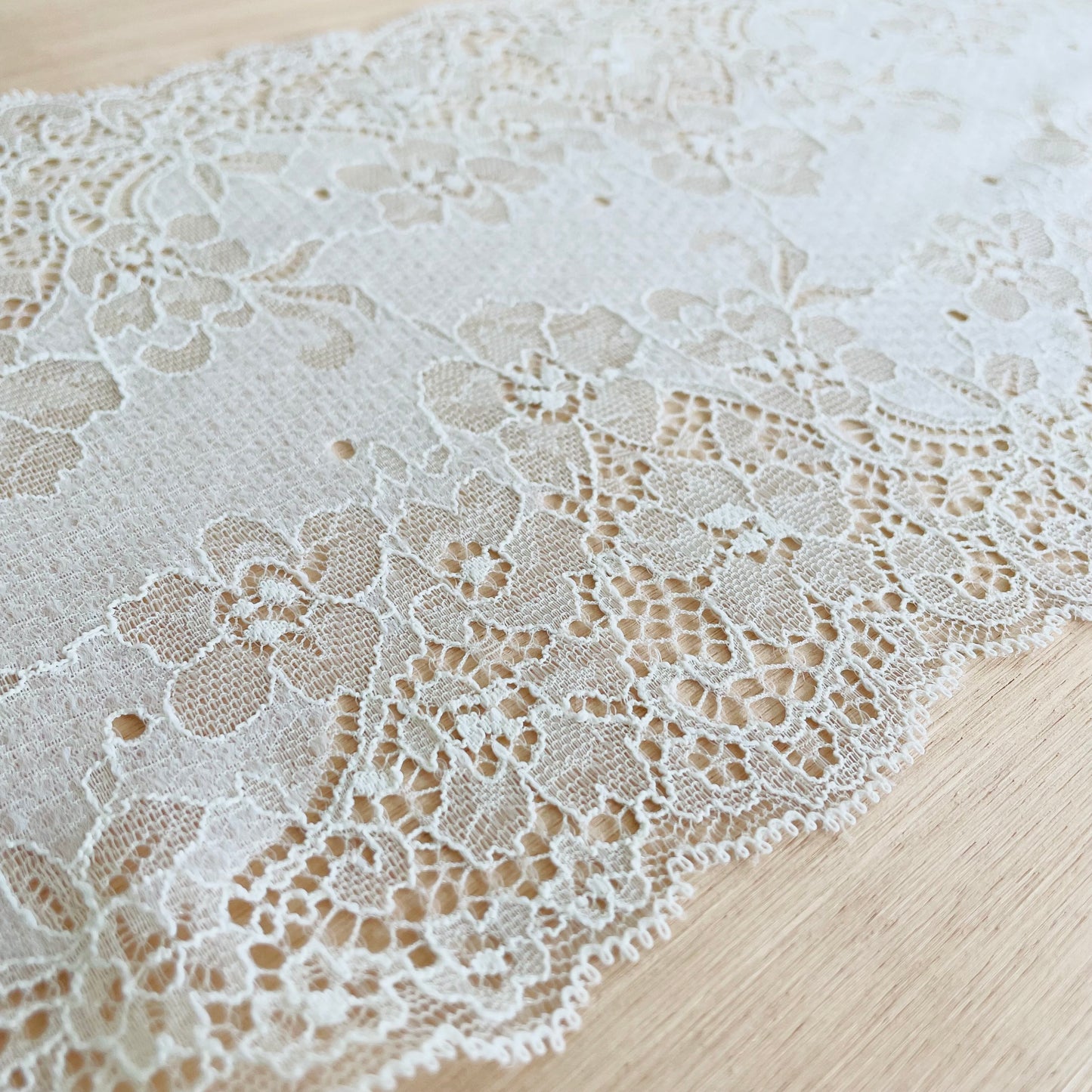 Floral Lace Galloon | 17cm Wide | Lemon Granita | Price per metre