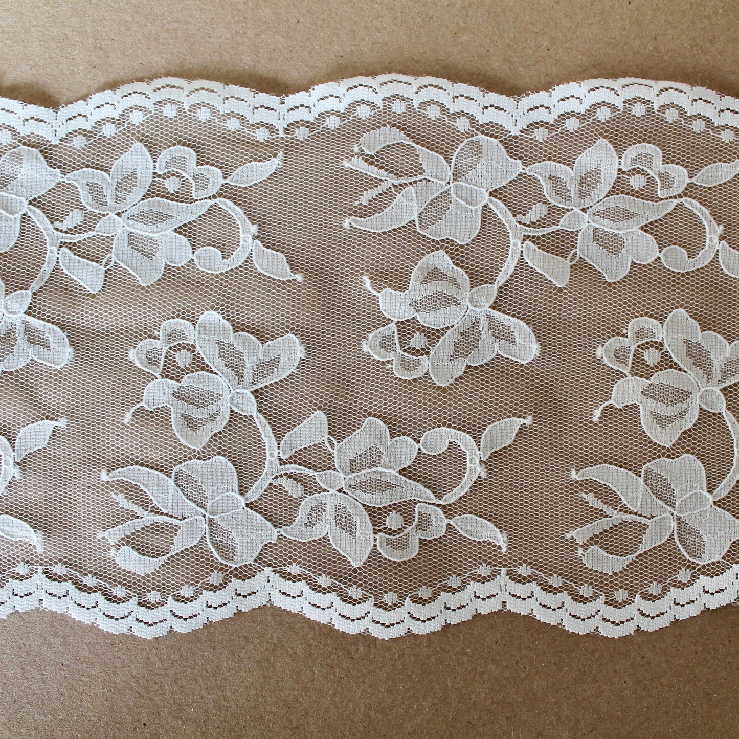Non-stretch Floral Galloon Lace 14cm | Bra Making Supplies UK | Price per metre