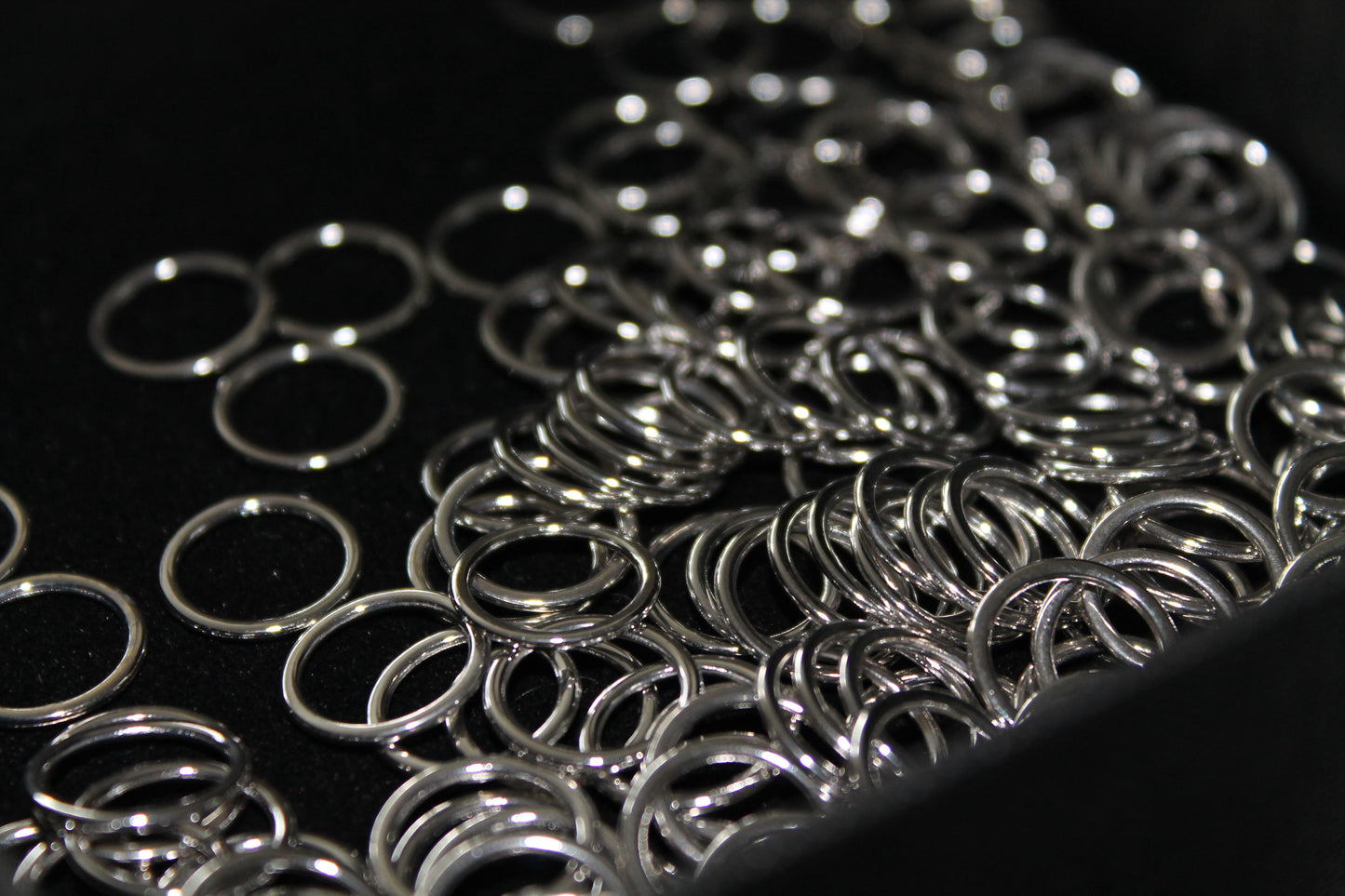 Set of 10mm Rings & Sliders for Bra Making | Gold & Silver | 4 pieces