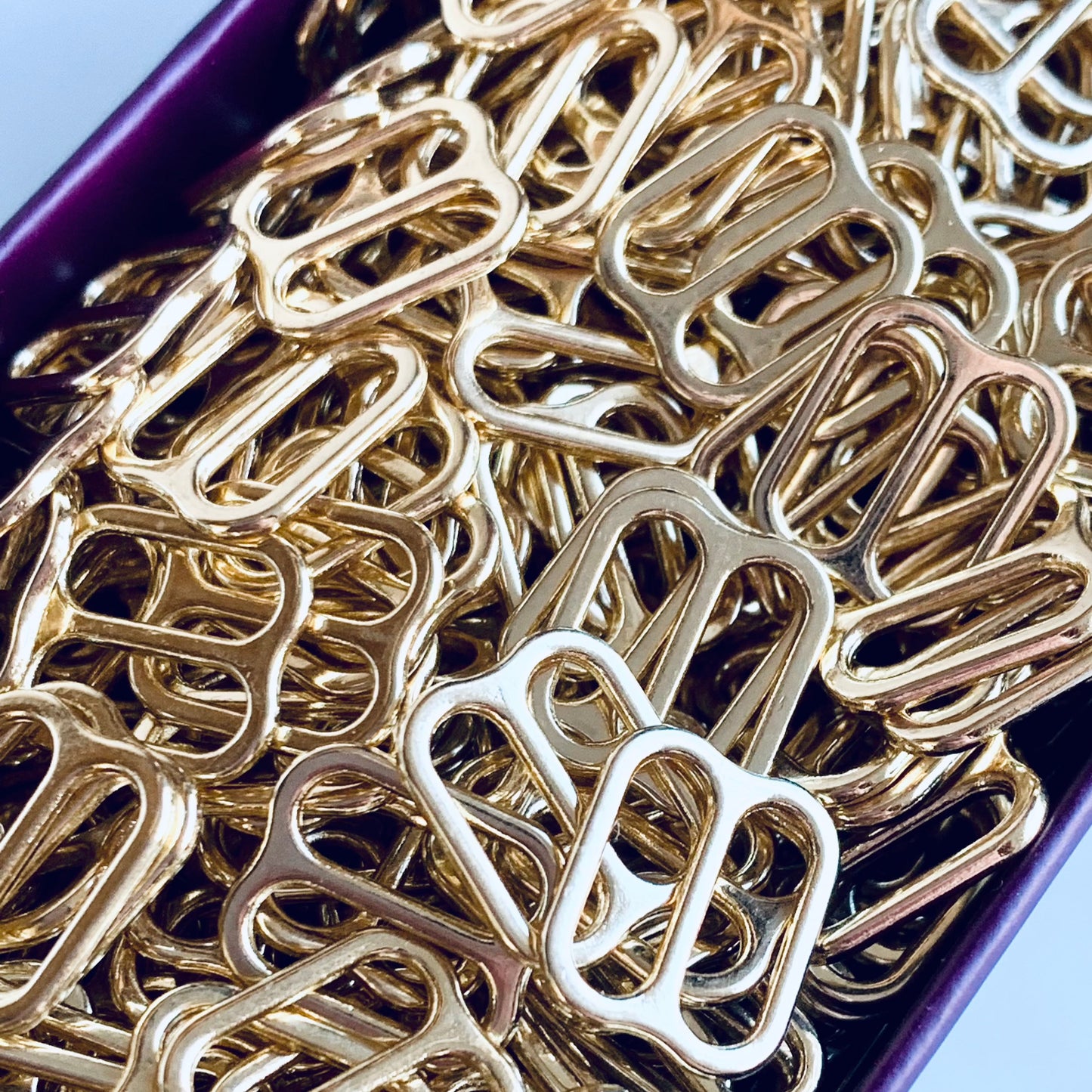 Bulk Buy 100 Sliders for Bra Making | Gold & Silver Hardware | Discounted price
