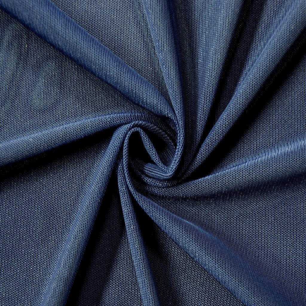 Light-mid weight powermesh / powernet for bra making | Navy | Price per 1/2m