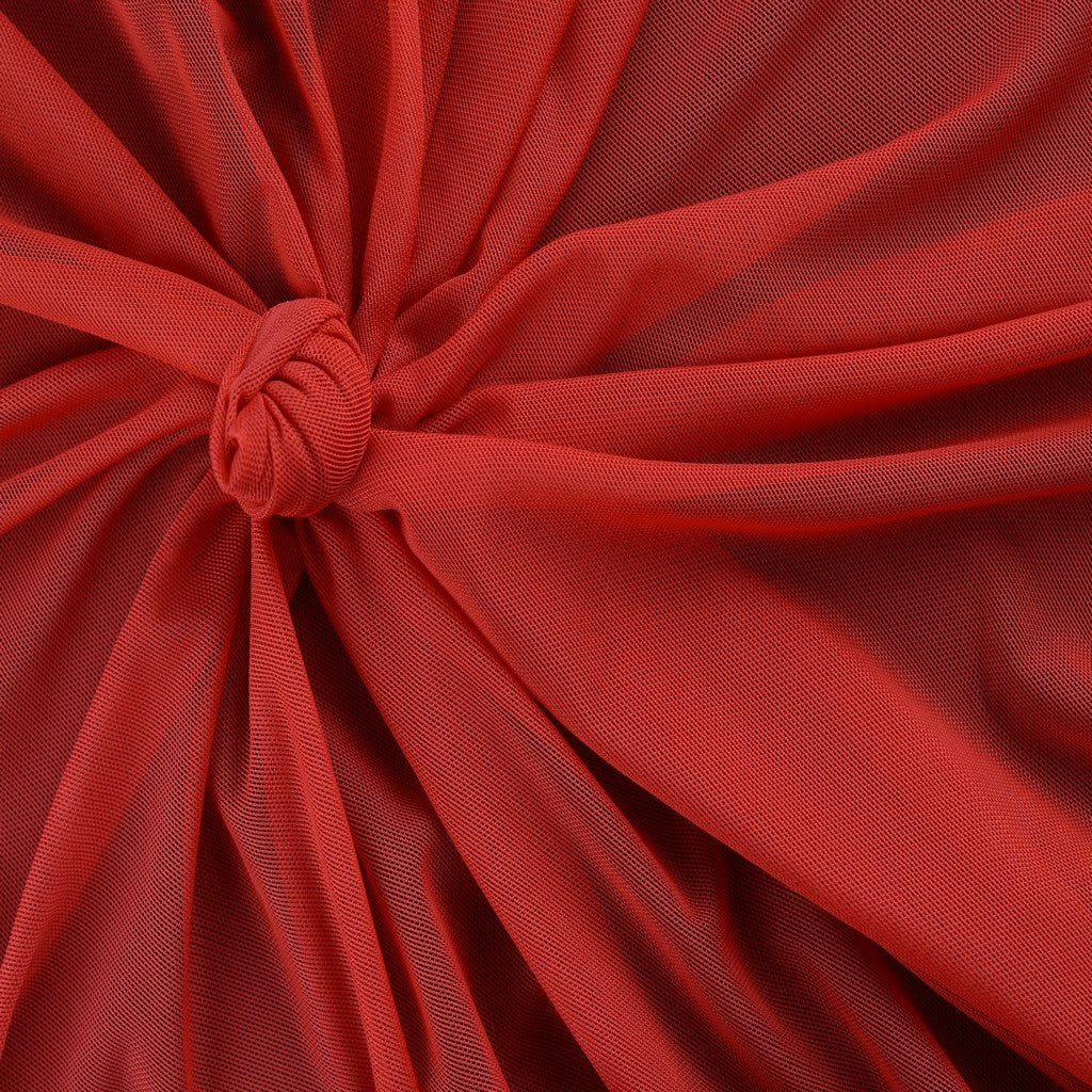 Ultra Soft powermesh for bra making | Red | Price per 1/2m