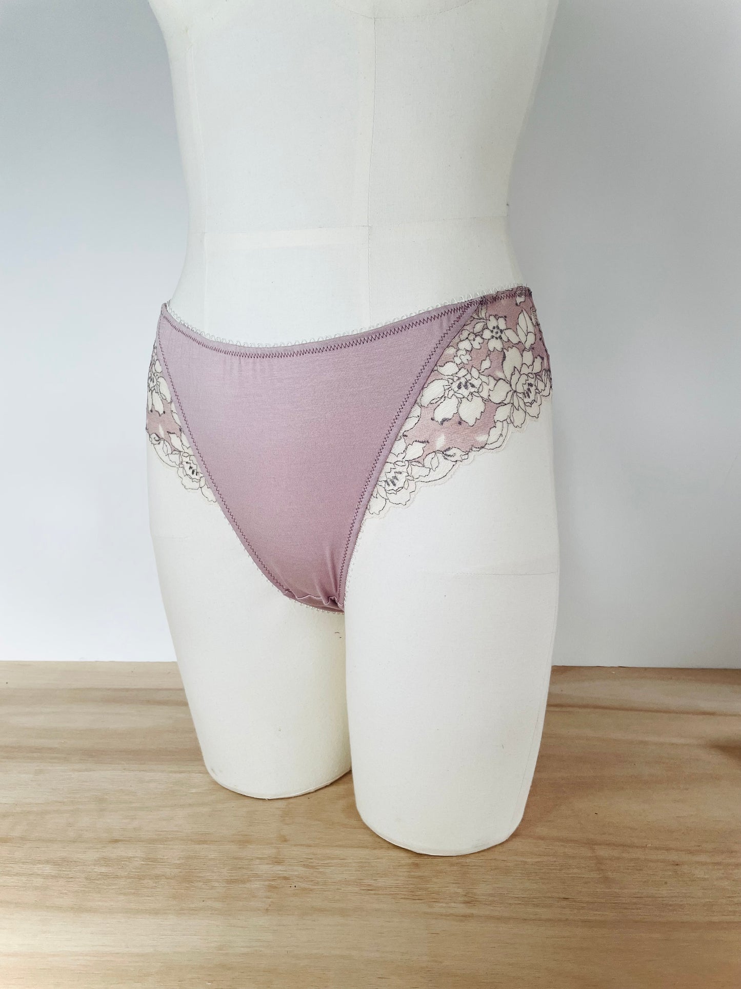 Mid-rise Lace Back Brief Sewing Pattern | Sizes UK 6-16 | Juliette