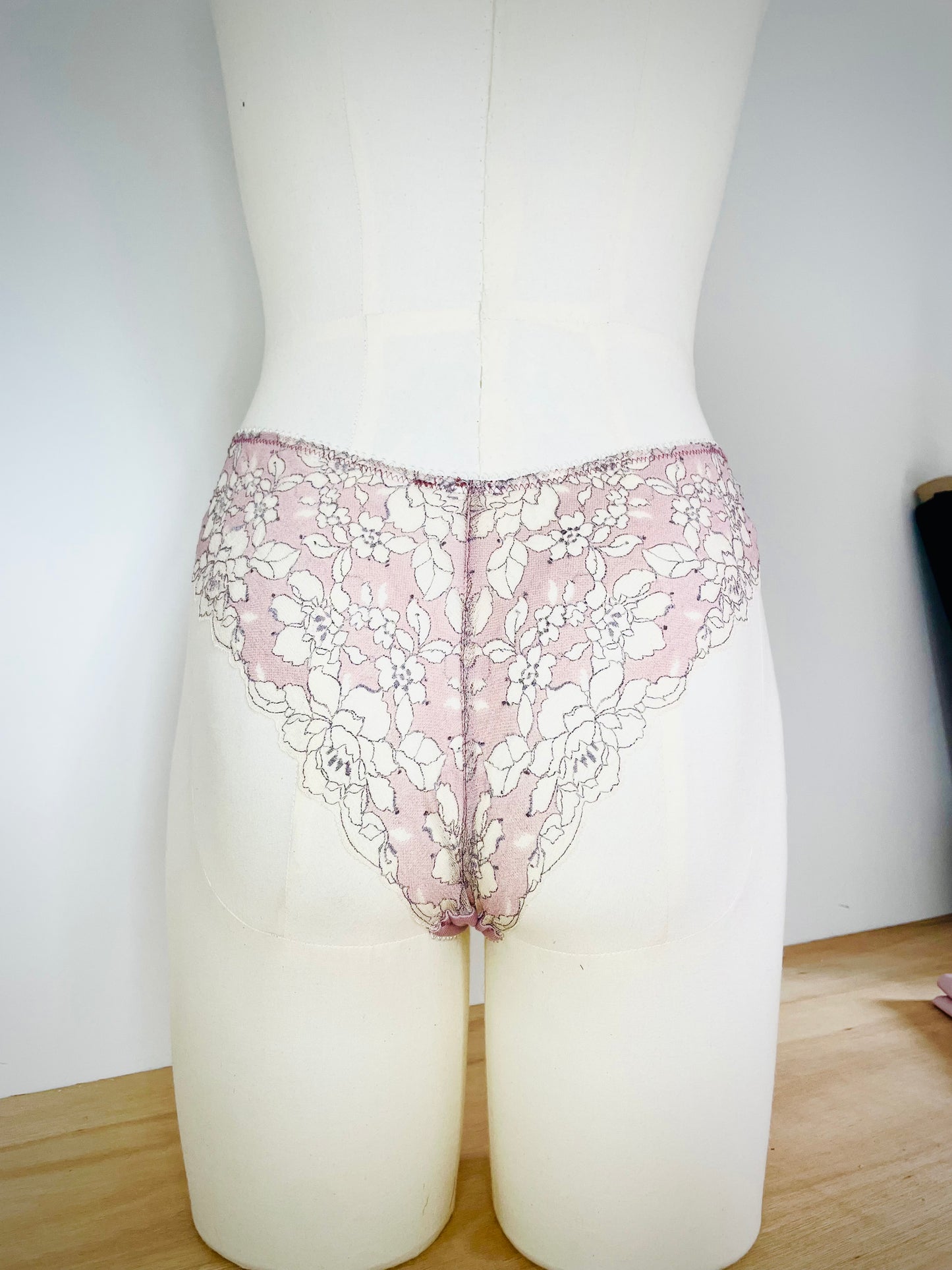 Mid-rise Lace Back Brief Sewing Pattern | Sizes UK 6-16 | Juliette
