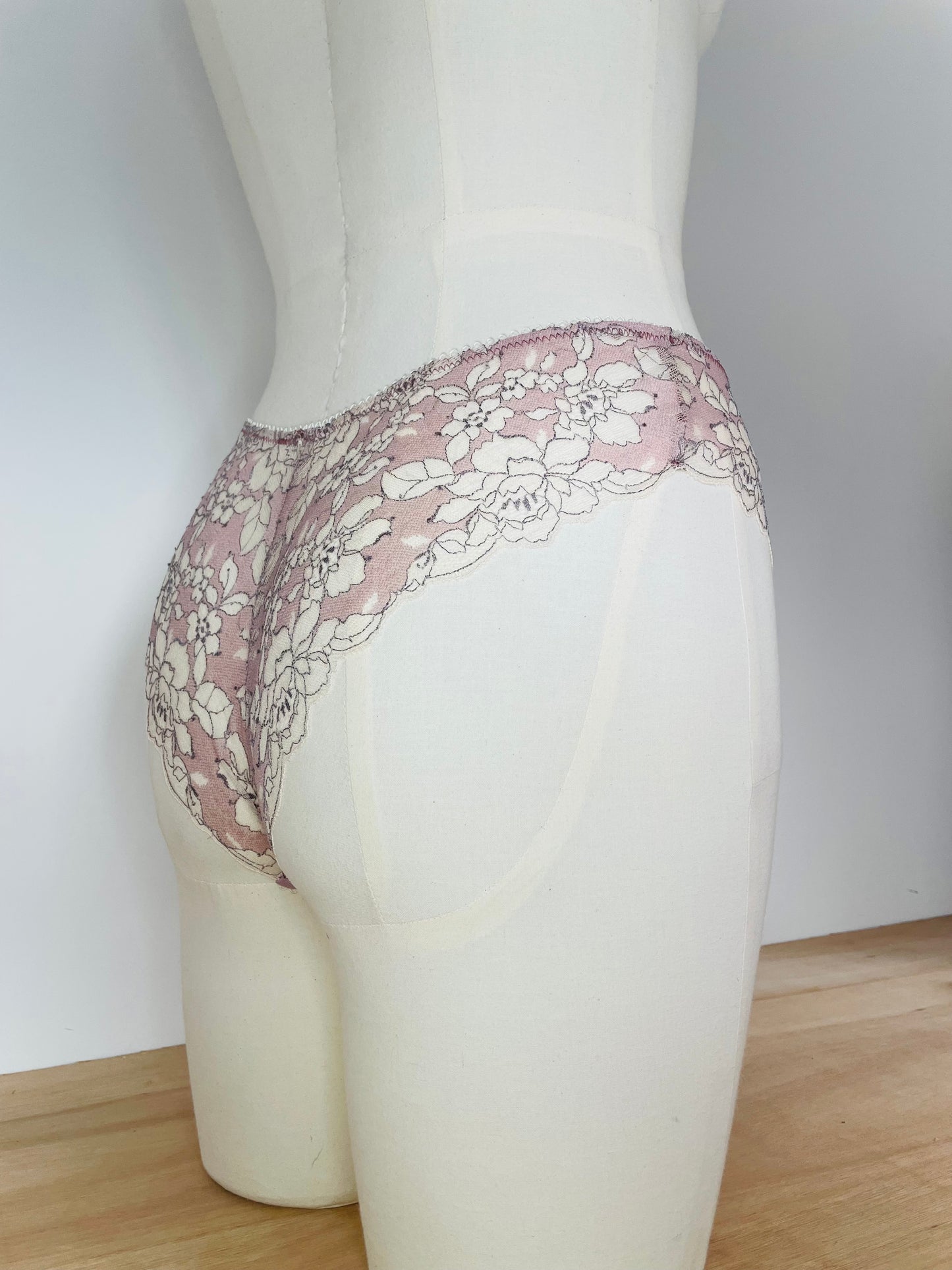 Mid-rise Lace Back Brief Sewing Pattern | Sizes UK 6-16 | Juliette