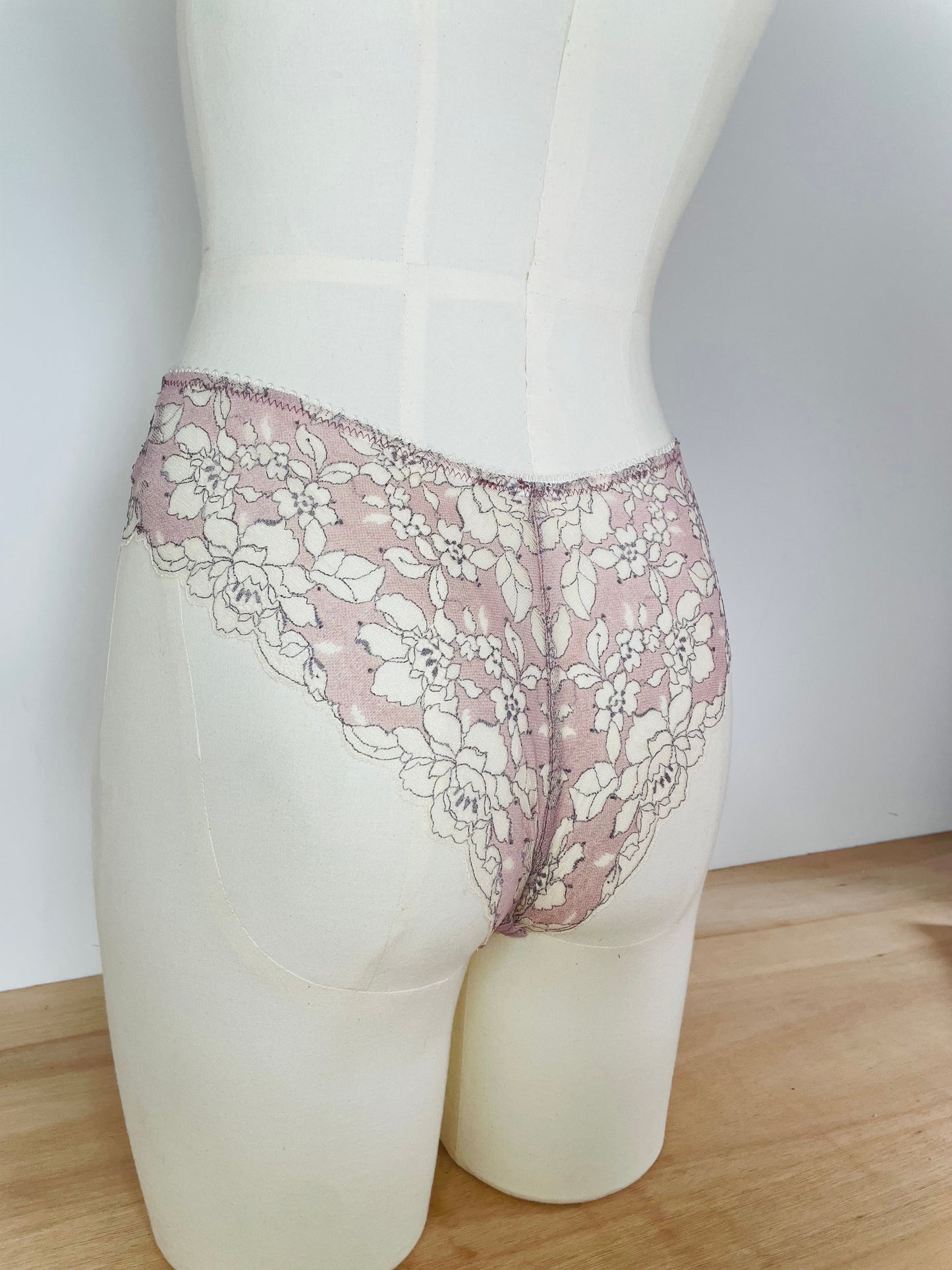 Mid-rise Lace Back Brief Sewing Pattern | Sizes UK 6-16 | Juliette