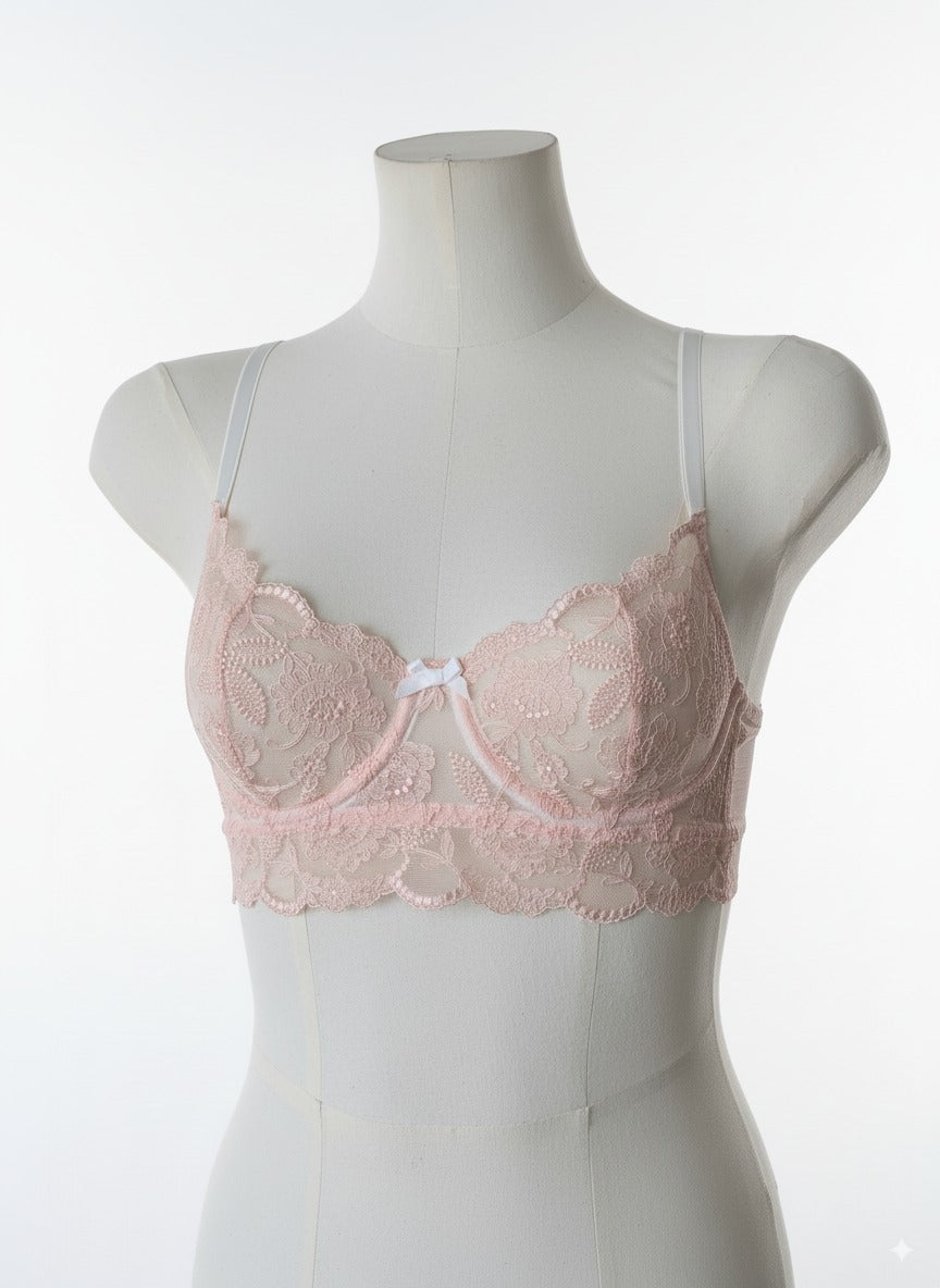 Balconette Bra Pattern | Peaches Underwired Sewing Pattern 30A-36G