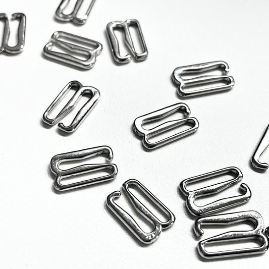 Silver 11mm Metal Swan Hooks – Perfect for Removable Lingerie Straps