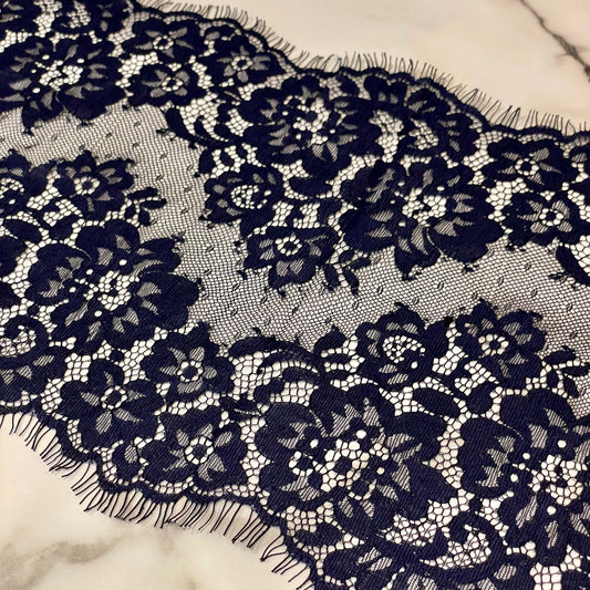 10 x 1.4m Pieces Eyelash Lace | 24.5cm Wide | Wholesale Discount Included