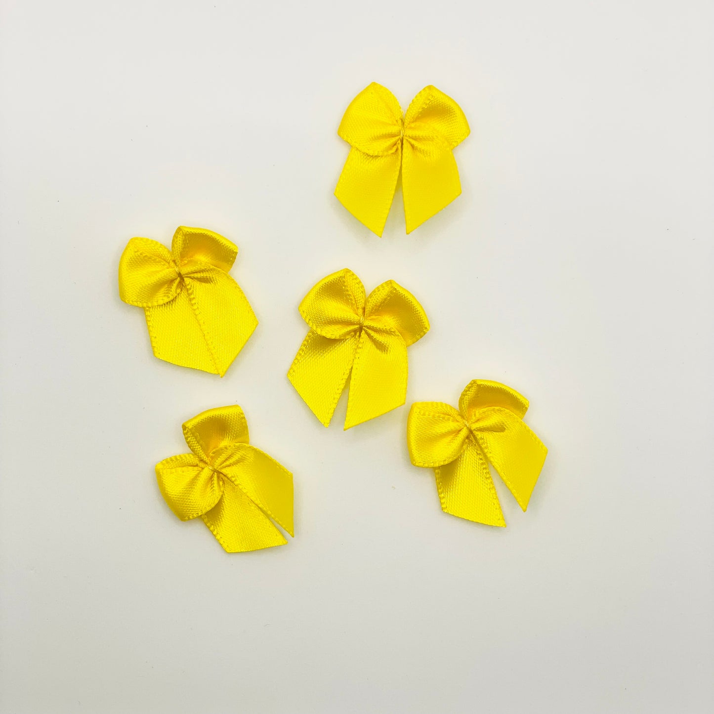 Ribbon Bow Canary Yellow
