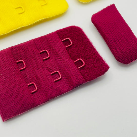 Hook & Eye 32mm Bra Fastening | Fashion Colours | Bra Making Supplies