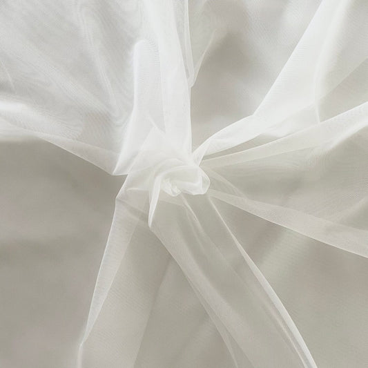 Stretch Tulle | Ivory | Price per 1/2m