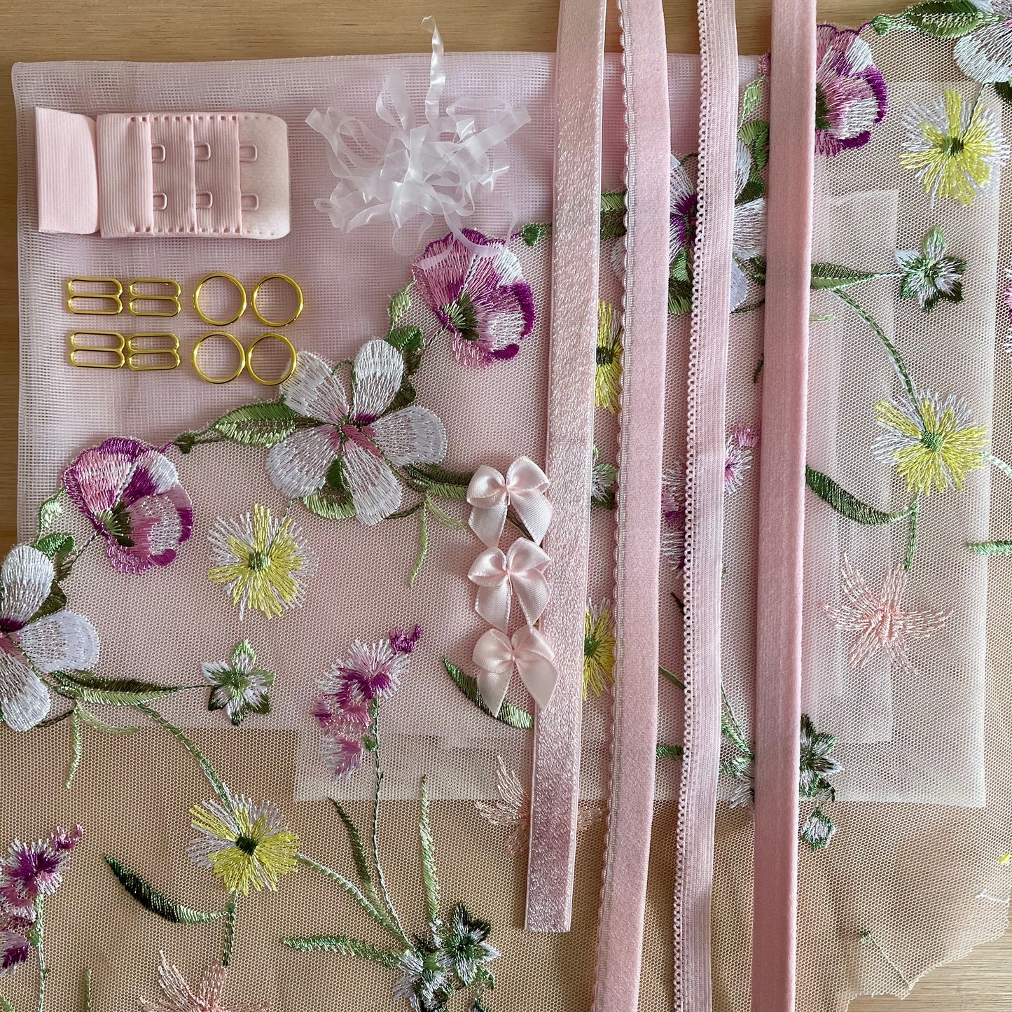 Wildflower Meadow Lingerie Kit | Pink or Spring Green