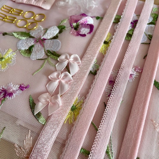 Wildflower Meadow Lingerie Kit | Pink or Spring Green