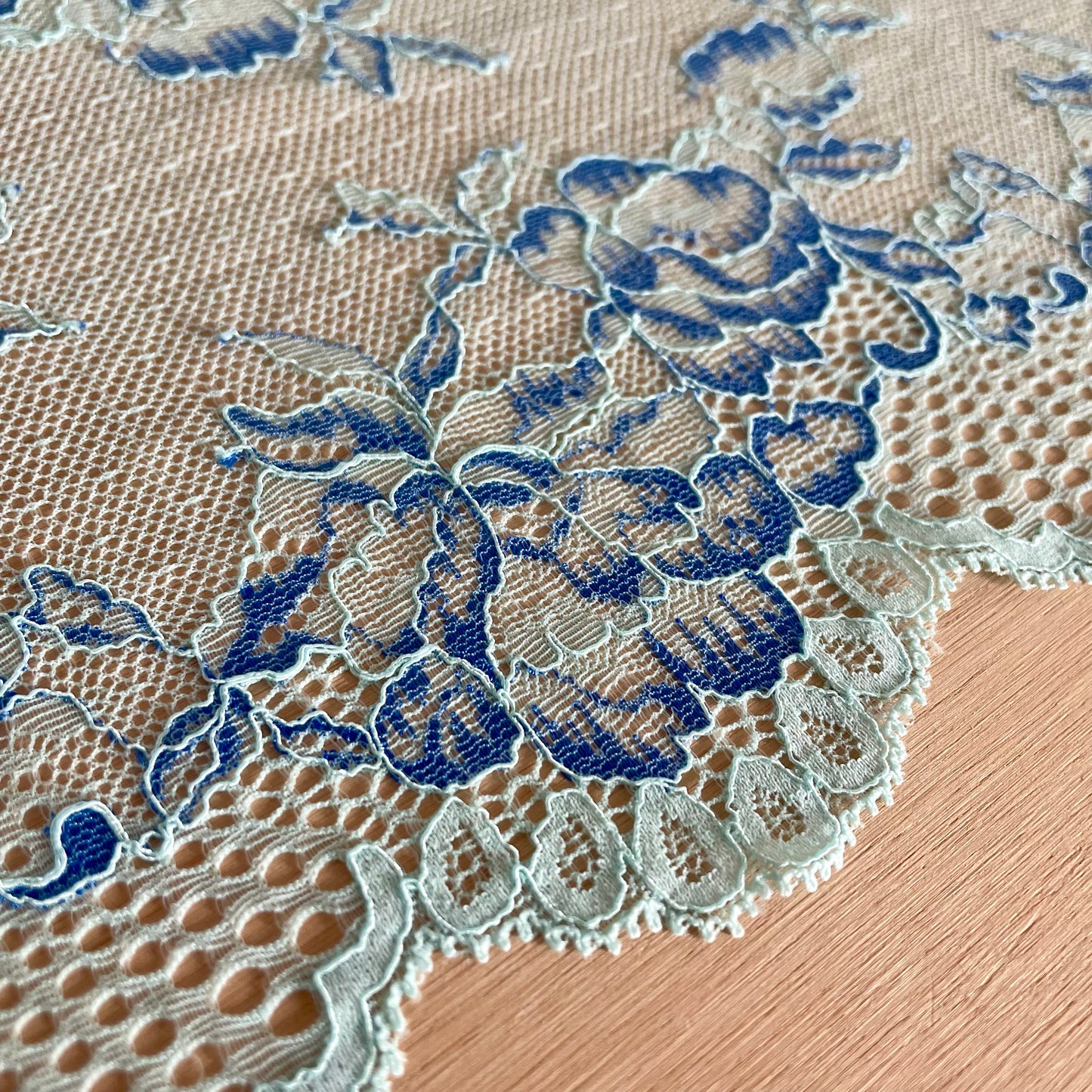 Lumi Two-Tone Stretch Lace | 23cm Wide | Sold by the Metre