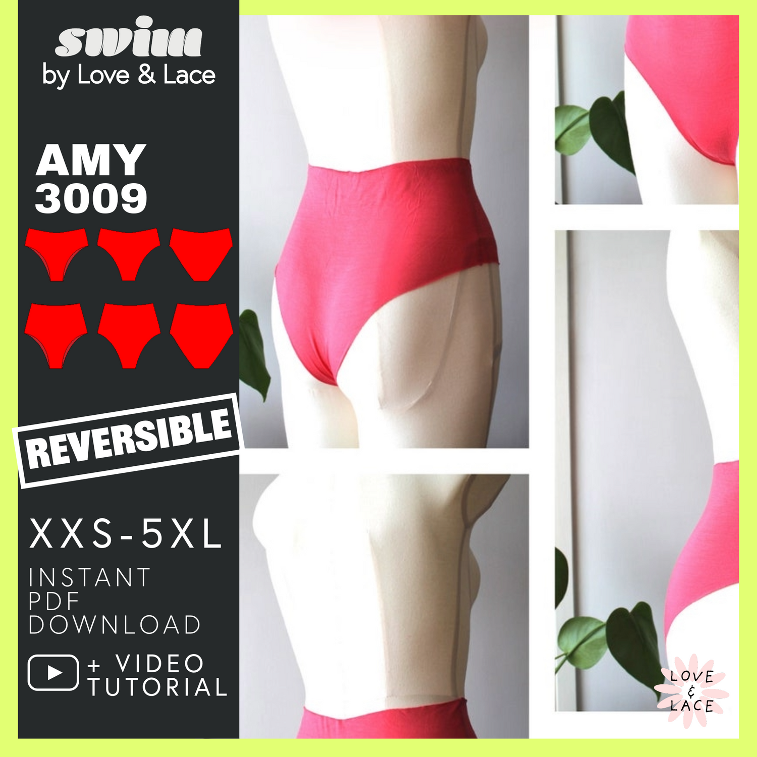 Sewing Pattern for Women's Boxer Briefs Sizes XS to 4XL Sewing Pattern in  PDF -  Norway