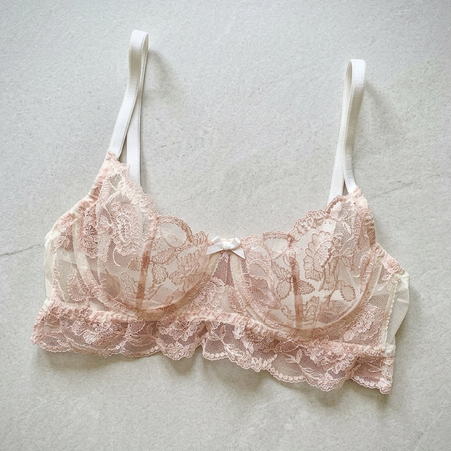 Balconette Bra Pattern | Peaches Underwired Sewing Pattern 30A-36G