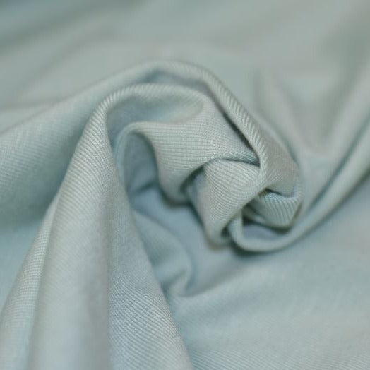 Bamboo Cotton Jersey Fabric | Mint | Price per half metre