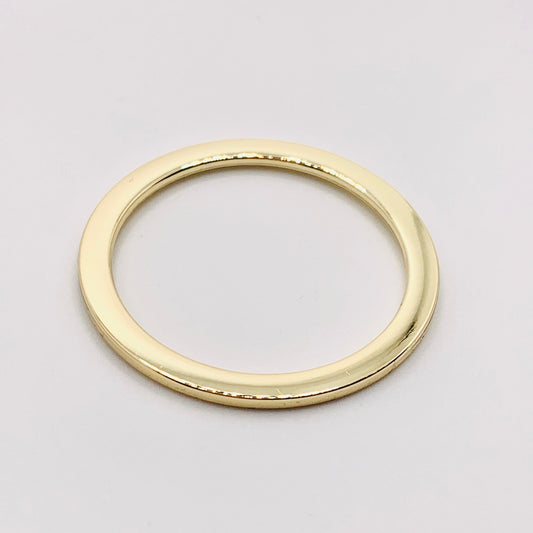 Large 45mm Light Gold Rings for Swimwear & Lingerie | High-Quality Metal O-Rings