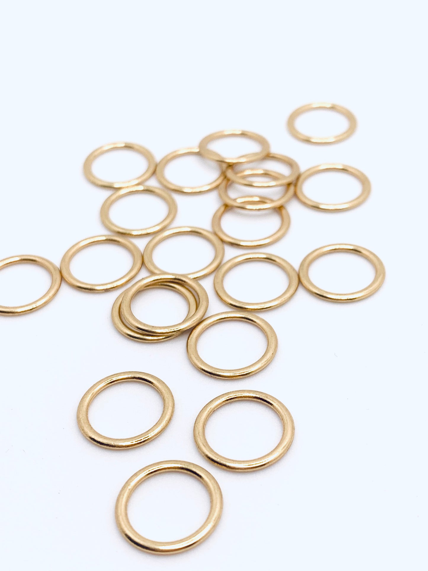 Set of 10mm Rings & Sliders for Bra Making | Gold & Silver | 4 pieces