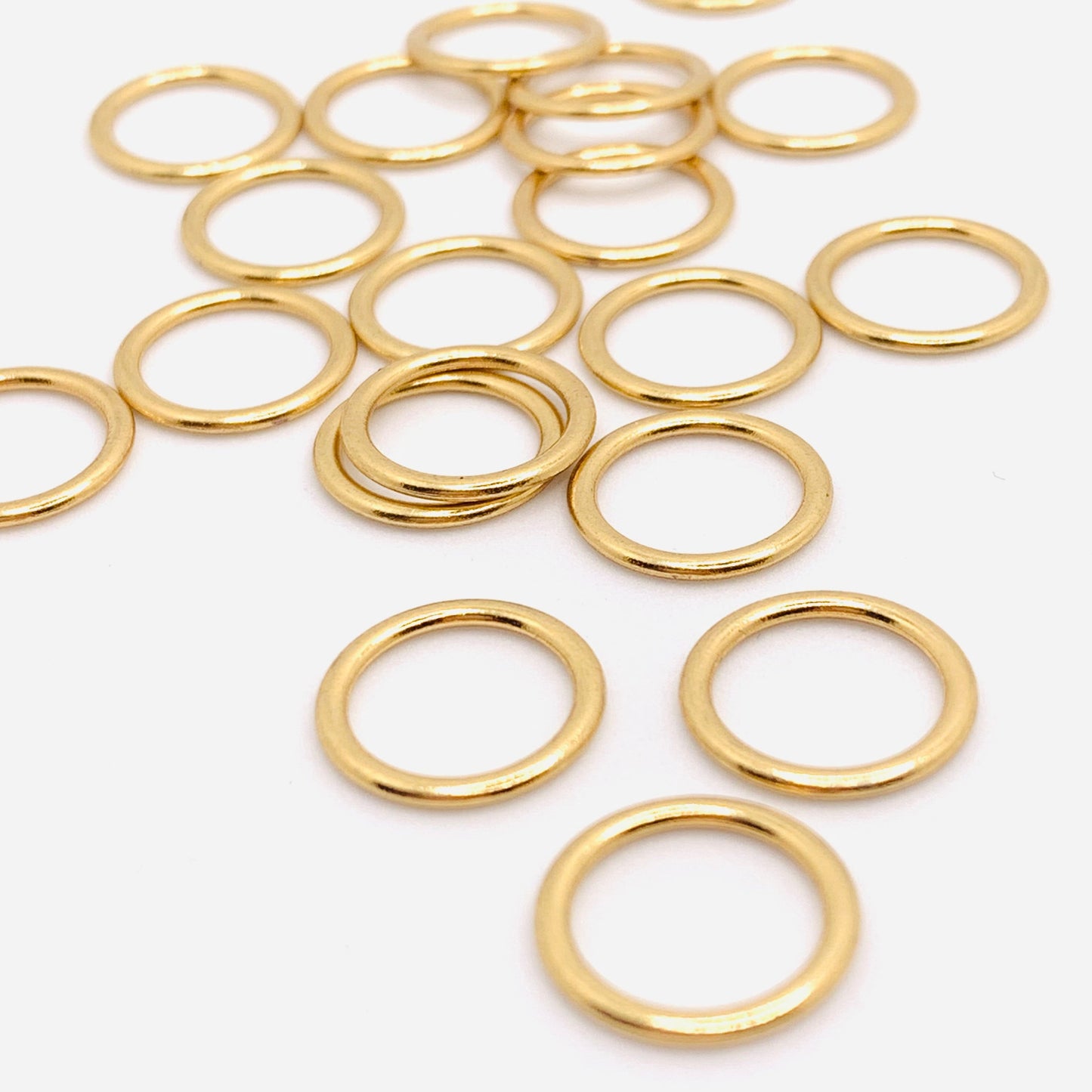 Bulk Buy 100 x 10mm Rings for Bra Making | Gold & Silver Hardware | Discounted price