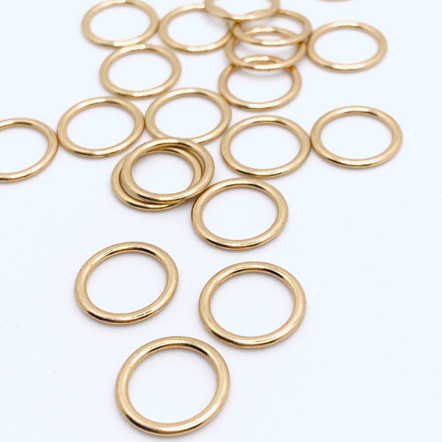 Bulk Buy 50 x 10mm Rings for Bra Making | Gold & Silver Fittings | Discounted price