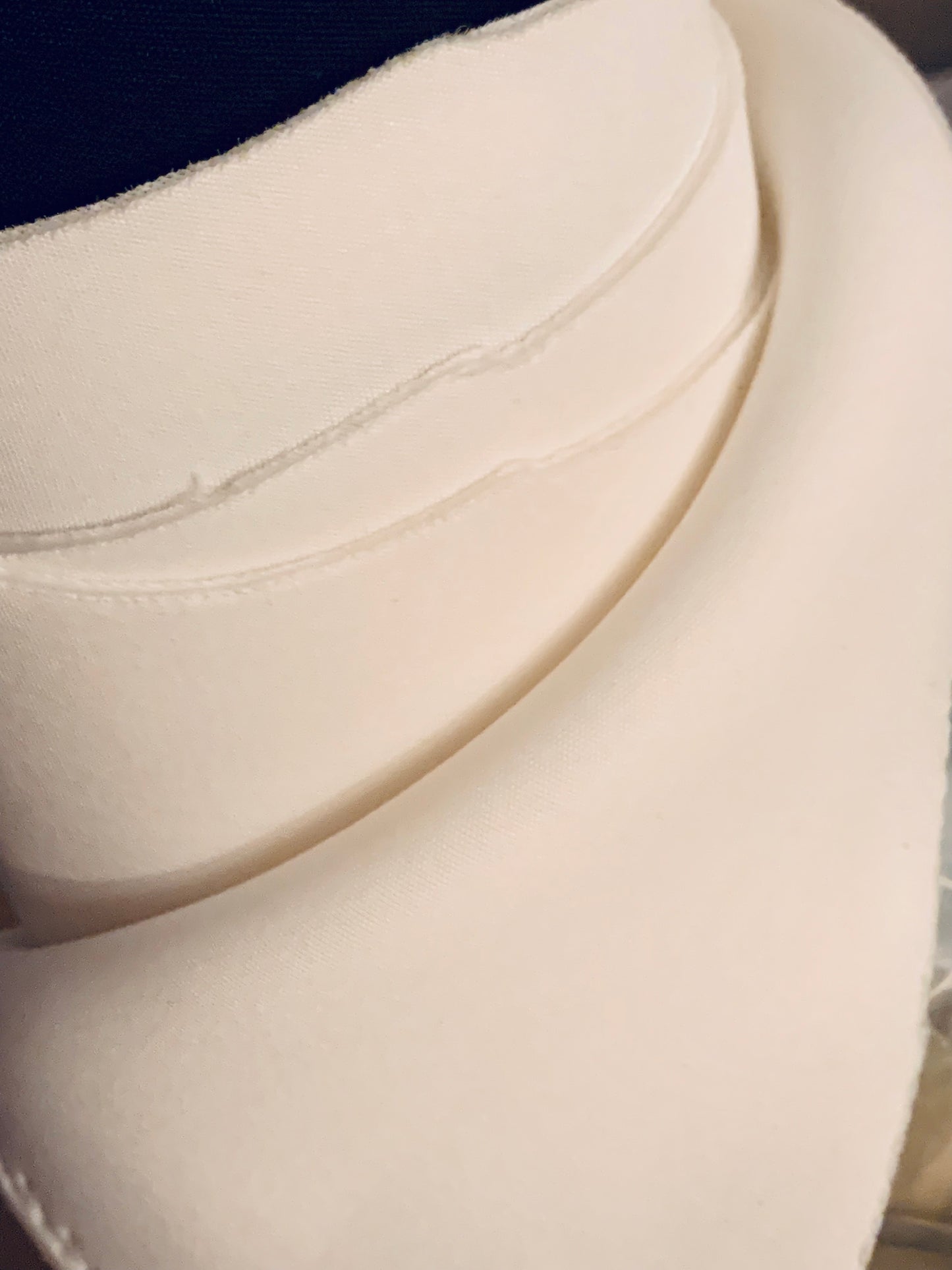 Cut & Sew Bra Foam 3mm Thick in Ivory | Price per fat quarter (pre-cut)