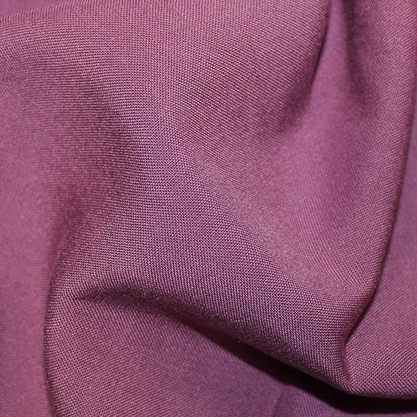 Viscose Challis Fabric in Purple Rose | Price per half metre