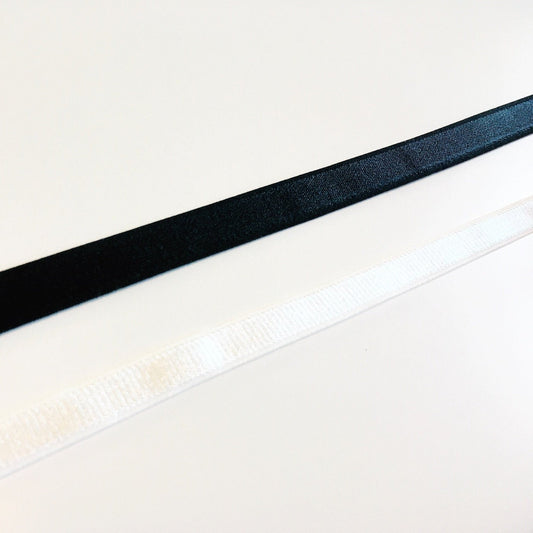 UK Made Bra Strapping 10mm | Black or Ivory | Bra Making
