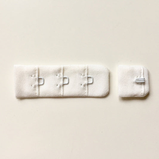 50 Microfibre Hook & Eye Bra Fastenings – Bulk Wholesale Pack (19mm & 38mm, Dyeable)